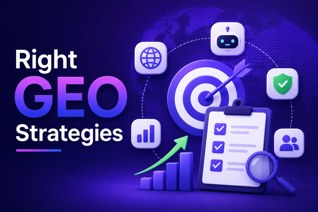 Right GEO Strategies