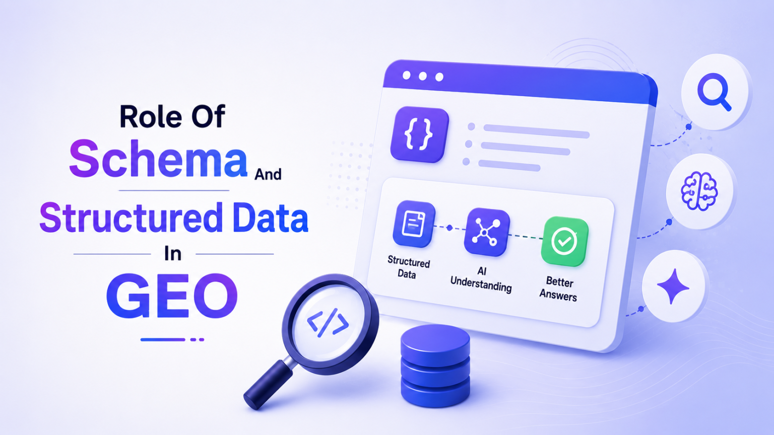 Role Of Schema And Structured Data In GEO